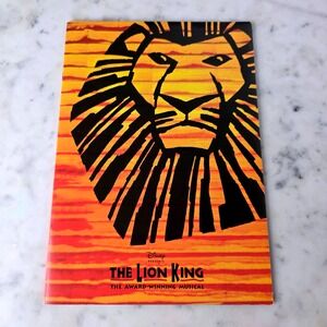 Disney The Lion King Broadway Musical Souvenir Program Brochure 1999